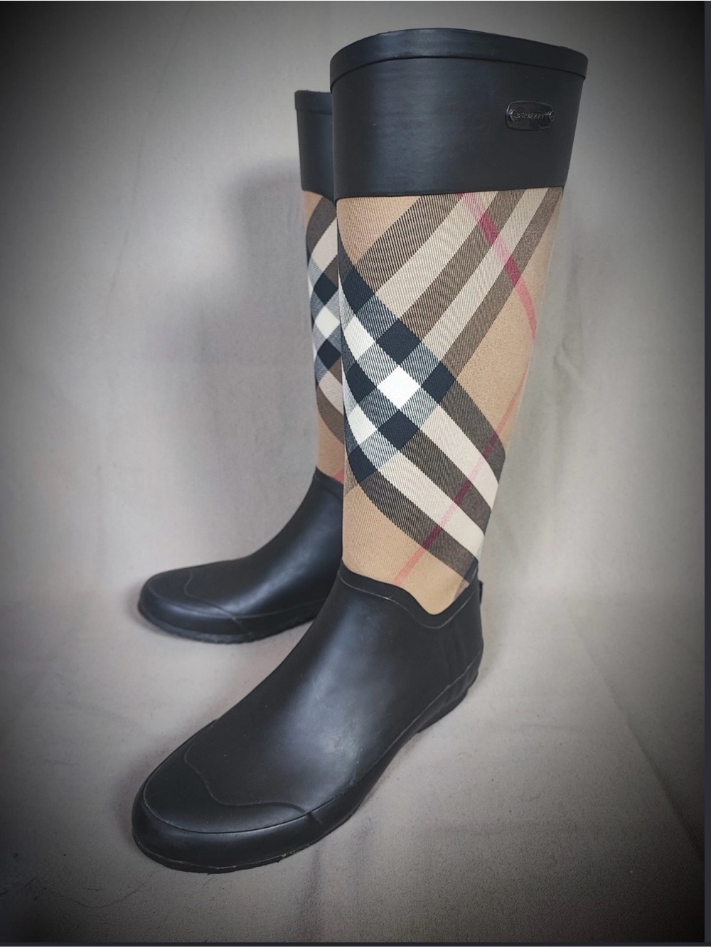 Burberry Classic Nova Check Rain Boots